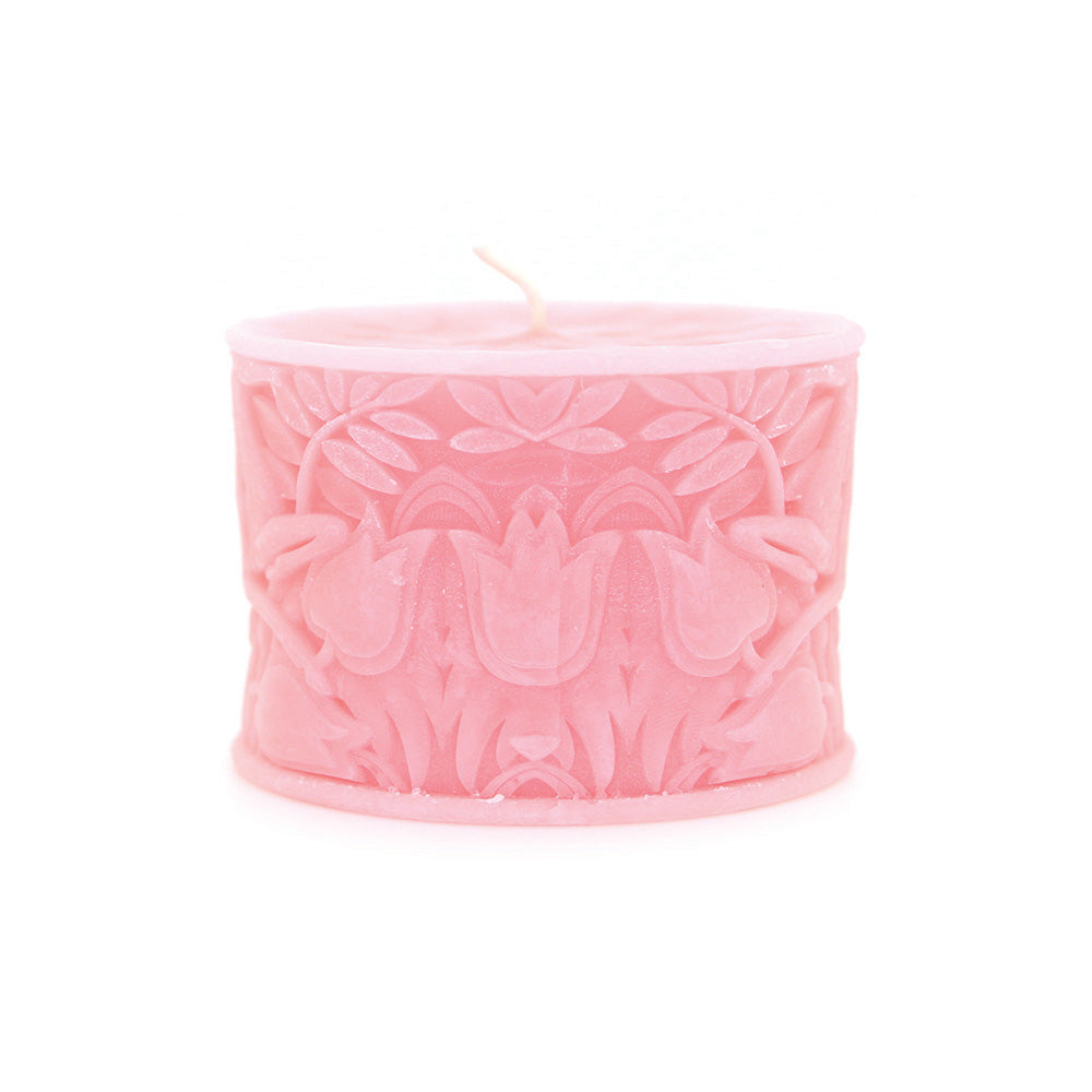 Pink Crush Abstract Hand Painted Candle Holder -  Canada